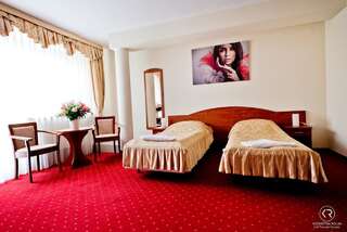 Отель Hotel Groman Сенкоцин Двухместный номер с 1 кроватью или 2 отдельными кроватями-2